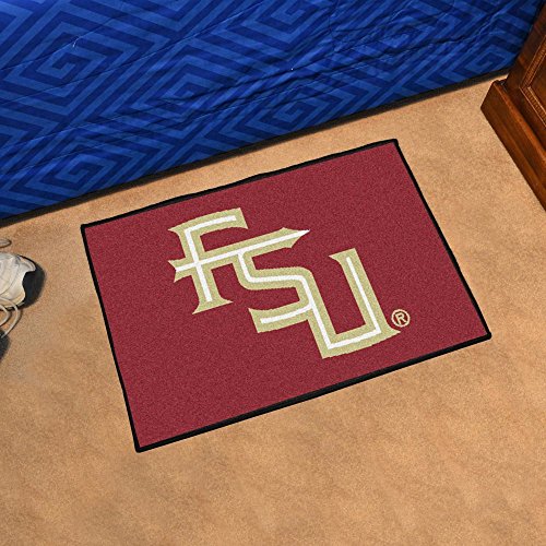 Florida State FSU Seminoles Text Starter Rug/Carpet Welcome/Door Mat
