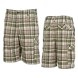 Timberland Men's Plaid Cargo Shorts