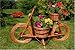Garten & Freizeit : Fahrrad, Motorrad aus Korbgeflecht, Rattan, Weidenkörbe, bepflanzen möglich, Pflanzkorb, Blumentopf, Blumentöpfe, Pflanzkübel, Pflanztrog, Pflanzgefäß, Pflanzschale, Pflanzkasten, Übertopf