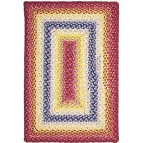 Firecracker Cotton Braided Rug