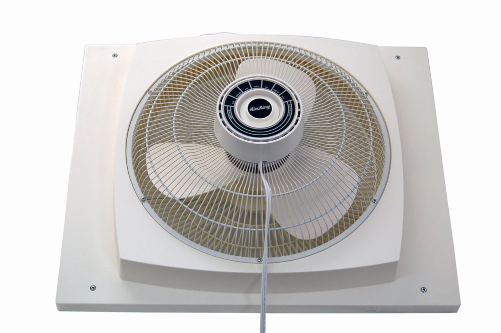 Air King 9155 Storm Guard Window Fan, 16Inch Home & Kitchen