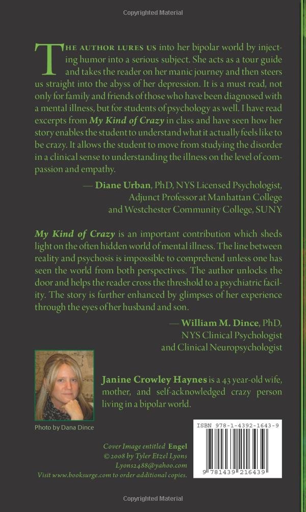 My Kind of Crazy: Living in a Bipolar World: Janine Crowley Haynes ...