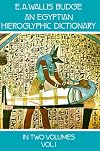 An Egyptian hieroglyphic dictionary