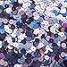 6mm Flat Sequins Lavender Lazersheen Rainbow Reflective Metallic. Made in USA