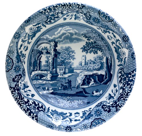 Spode Blue Italian Earthenware 8-1/4-Inch Ascot Cereal Bowl