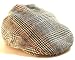 Womens Wool Ivy flat golf driver cap Plaid one size