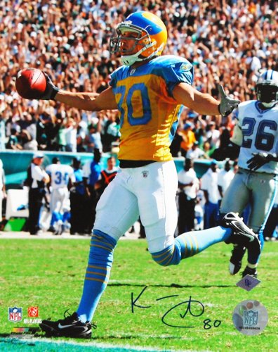 Kevin Curtis Autographed Unframed 8x10 Philadelphia Eagles Throwback Jersey Photo