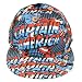 Search : Captain America Wrap Around Print Flat Bill Flex Fit Hat