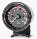 Equus 2-1/2" Black Tachometer