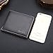 Harrms Mens Genuine Leather thin Bifold Wallets, Italian Cowhide