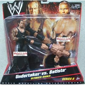 WWE Mattel 2 Packs Series 6 UNDERTAKER & BATISTA Figures