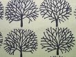 Alexander Henry Ghastly Forest Tree Halloween Sage Green Fabric Yard