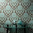 Graham and Brown 17156 Elizabeth Wallpaper, Turquoise