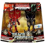 Transformers 2: Revenge of the Fallen Exclusive Titanium Series Die Cast Figure 2-Pack Cliffjumper and Dead End