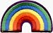 Rainbow Arch Embroidered Iron On or Sew On Patch