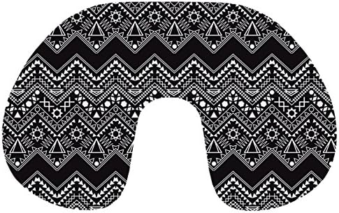 Vintage Tribal Borders Travel Neck Pillow