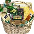 Well Stocked Gourmet Food and Snack Sampler Gift Basket with Smoked Salmon
