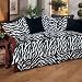 Zebra Print Daybed Cover Set
