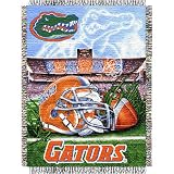 Florida Gators Woven Tapestry NCAA Throw (Home Field Advantage) by Northwest (48x60)