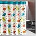 Eforgift Printed Animals Tortoise / Fish Waterproof and Non-mildew Curtains Fabric Bathroom Shower Curtain 72 Inch Multi-color