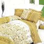 Blancho Bedding - [Field of Blossoms] 100% Cotton 4PC Comforter Cover/Duvet Cover Combo (King Size)