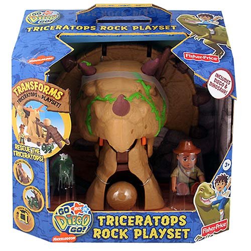 Fisher-Price Go Diego Go Triceratops Rock Playset