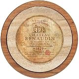 Vintage Red - Trivet and Oak Holder Set