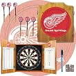 NHL Detroit Redwings Dart Cabinet includes Darts and Board