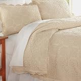 Lined Crochet Bed Coverlet / Full/queen