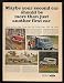 1969 Ford Bronco Club Wagon Ranchero Camper Print Ad (11093)