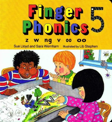Finger Phonics Book 5: Z, W, Nb, V, Oo/Board Book (Z,W,Ng,V,Oo) under Phonetics & Phonics in The Books Store