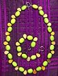 Mother-of-pearl and Gemstone Necklace and Bracelet Set