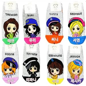 SNSD Girls Generation Genie Socks 8 Pairs SNSD Girls Generation Genie Socks 8 Pairs
