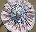 Orino 100% Cotton Soft Round Beach Floral Towel with Fringing 59 Inch Diameter