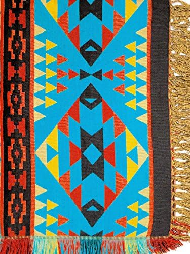 Ultra Soft Southwest Native American Style Acrylic Throw Blanket with Fringe OACCENT 50x60" Multi