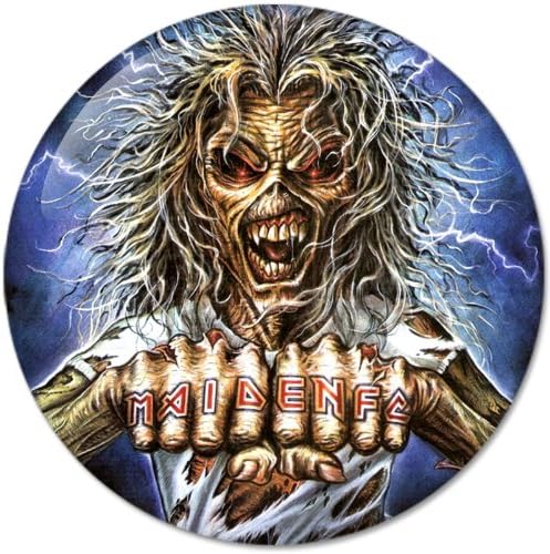 Iron Maiden #3 Music Collection Bottle Opener Round Button Badges With Refrigerator Magnet, NEW 2.25 Inch (58mm)