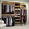 John Louis Home Standard Shelving System for 6-10 Closets - Honey Maple (12D")