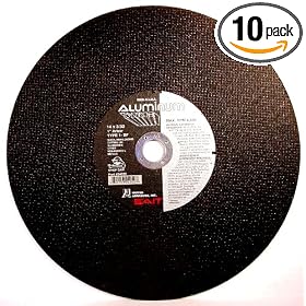 SAIT 24052 14-Inch x 3 32-Inch x 1-Inch 4400 Max RPM Type 1 Aluminum Chop Saw Wheel for... by SAIT