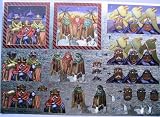 A4 sheet 3D numbered step by step Dufex decoupage - Christmas, three kings, wise men, magi