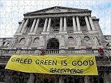 Jigsaw of BANK OF ENGLAND TAKEN OVER BY GREENPEACE (x) from National News
