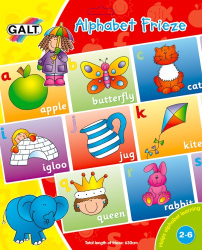 Childrens Toyshop  Toys : Galt Alphabet Frieze