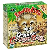 EnviroKidz Organic Cheetah Crispy Rice Bars, Berry, 6-Count Boxes (Pack of 6)