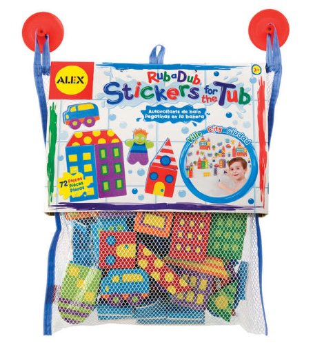 Childrens Toyshop  Toys : Alex Stickers for the Tub - City