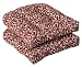 Pack of 2 Outdoor Furniture Wicker Chair Seat Cushions – Sangria Damask