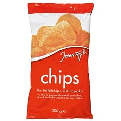 Jeden Tag Paprikachips mit Sonnenblumen�l, 5-er Pack (5 x 200 g)