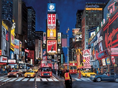 Ravensburger Glow in the Dar 1000 Piece Puzzle - Times Square