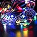Sanwo 5m/16.5Ft 50 LED Copper Wire LED Strings Waterproof DC12V Starry Lights For Holiday Xmas Party Wedding Decoration with DC12V 2A Adapter(Mix Color)
