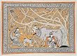 Original Art from India Madhubani Folk Paintings Home Decor Organic Color Paper 22 x 30 inches
