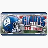 New York Giants Embossed Hi Definition Metal License Plate