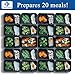Choice Prep 2 Compartment Containers - 20 Pack